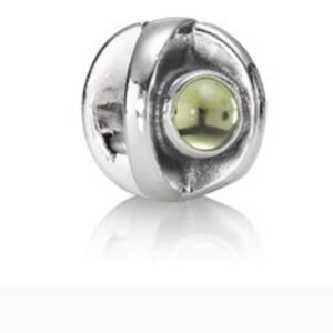 Retired Pandora Peridot Eye Charm